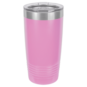 Polar Camel 20 oz. Stainless Steel Vacuum Insulated Tumbler-Stainless Steel w/Clear Lid