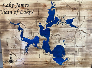 Custom Lake Map (24 x 18)