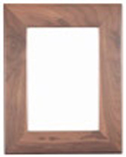 Laser Engraved Solid Wood Walnut Photo Frames 4 sizes