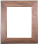 Laser Engraved Solid Wood Walnut Photo Frames 4 sizes